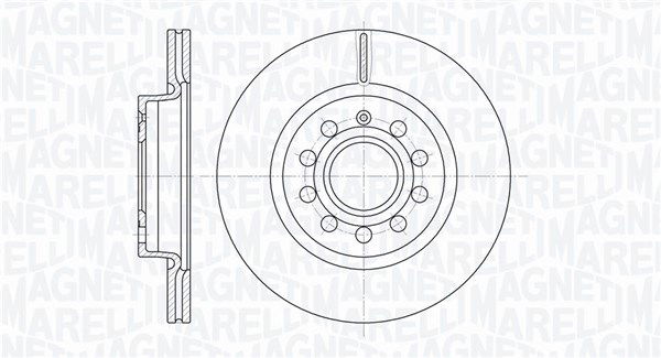 Bremsscheibe Vorderachse Magneti Marelli 361302040152 von Magneti Marelli