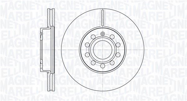 Bremsscheibe Vorderachse Magneti Marelli 361302040158 von Magneti Marelli