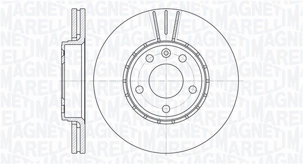 Bremsscheibe Vorderachse Magneti Marelli 361302040164 von Magneti Marelli