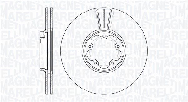 Bremsscheibe Vorderachse Magneti Marelli 361302040170 von Magneti Marelli