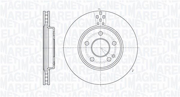 Bremsscheibe Vorderachse Magneti Marelli 361302040176 von Magneti Marelli