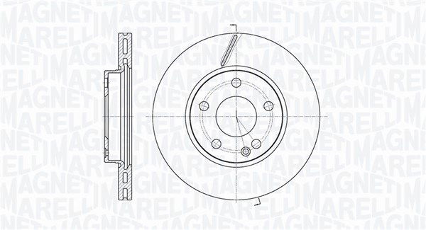 Bremsscheibe Vorderachse Magneti Marelli 361302040178 von Magneti Marelli