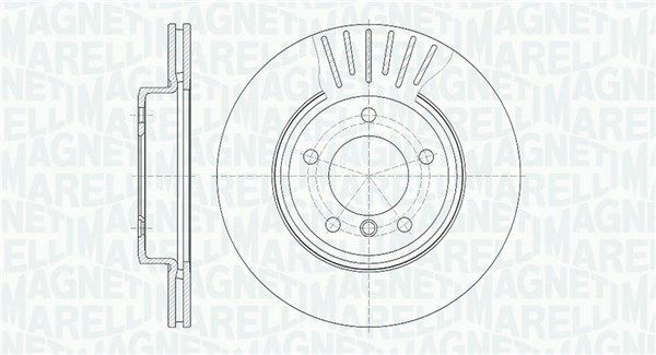 Bremsscheibe Vorderachse Magneti Marelli 361302040208 von Magneti Marelli