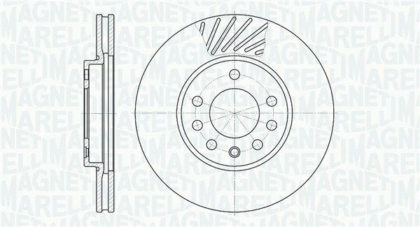 Bremsscheibe Vorderachse Magneti Marelli 361302040210 von Magneti Marelli