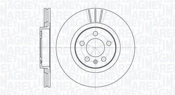 Bremsscheibe Vorderachse Magneti Marelli 361302040218 von Magneti Marelli