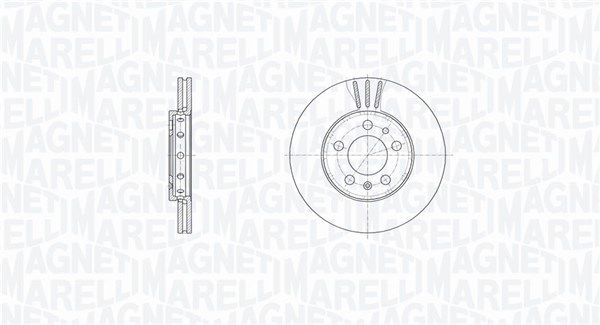 Bremsscheibe Vorderachse Magneti Marelli 361302040220 von Magneti Marelli