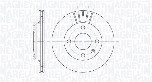 Bremsscheibe Vorderachse Magneti Marelli 361302040226 von Magneti Marelli