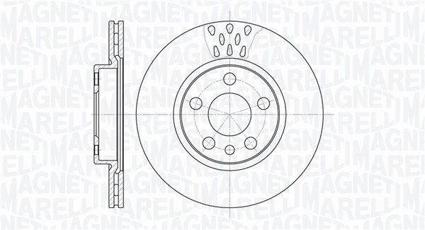 Bremsscheibe Vorderachse Magneti Marelli 361302040232 von Magneti Marelli