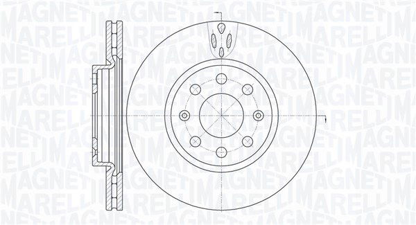 Bremsscheibe Vorderachse Magneti Marelli 361302040236 von Magneti Marelli