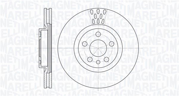 Bremsscheibe Vorderachse Magneti Marelli 361302040248 von Magneti Marelli