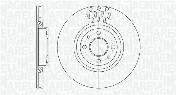 Bremsscheibe Vorderachse Magneti Marelli 361302040252 von Magneti Marelli