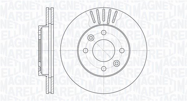 Bremsscheibe Vorderachse Magneti Marelli 361302040262 von Magneti Marelli