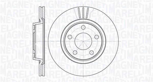 Bremsscheibe Vorderachse Magneti Marelli 361302040330 von Magneti Marelli