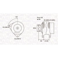 Drehstromgenerator MAGNETI MARELLI 063731496010 von Magneti Marelli