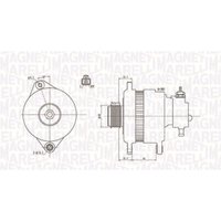 Drehstromgenerator MAGNETI MARELLI 063731900010 von Magneti Marelli