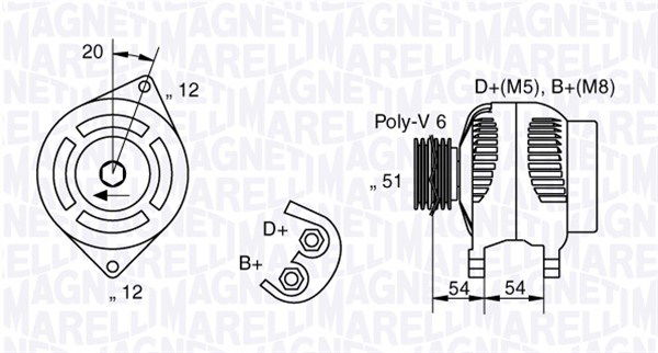 Generator Magneti Marelli 063321836010 von Magneti Marelli