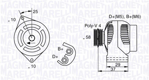 Generator Magneti Marelli 063341658010 von Magneti Marelli