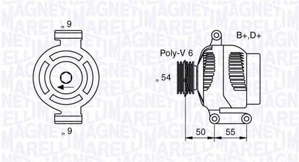 Generator Magneti Marelli 063358061010 von Magneti Marelli