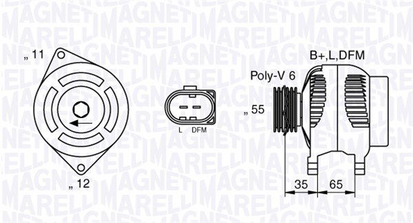 Generator Magneti Marelli 063377014010 von Magneti Marelli