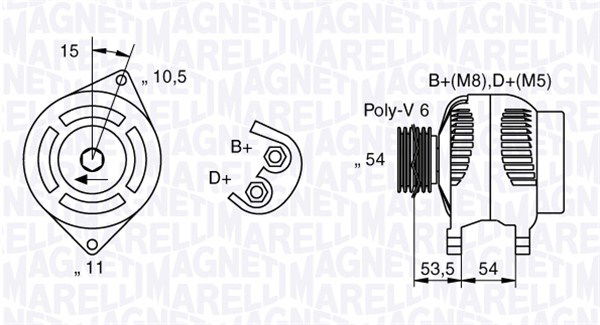 Generator Magneti Marelli 063377016010 von Magneti Marelli