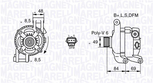 Generator Magneti Marelli 063377417010 von Magneti Marelli