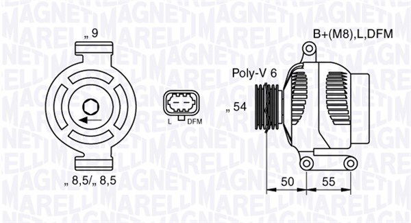 Generator Magneti Marelli 063377425010 von Magneti Marelli