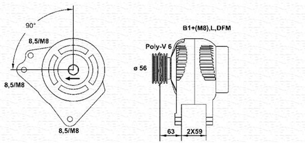 Generator Magneti Marelli 063533490010 von Magneti Marelli