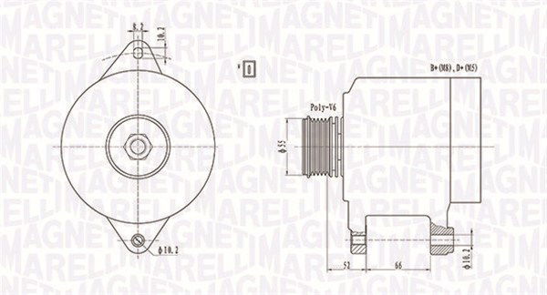 Generator Magneti Marelli 063731157010 von Magneti Marelli