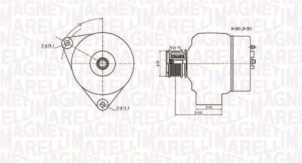 Generator Magneti Marelli 063731209010 von Magneti Marelli