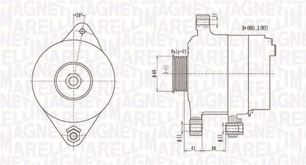 Generator Magneti Marelli 063731258010 von Magneti Marelli