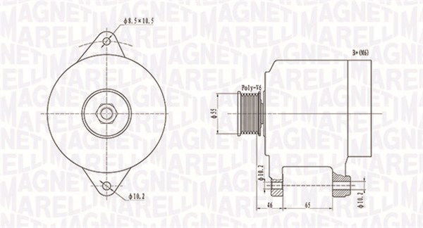 Generator Magneti Marelli 063731306010 von Magneti Marelli