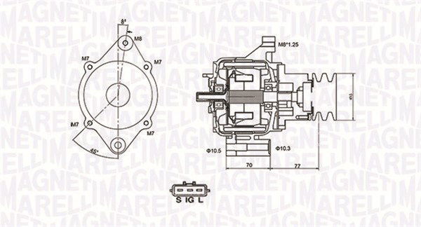 Generator Magneti Marelli 063731367010 von Magneti Marelli