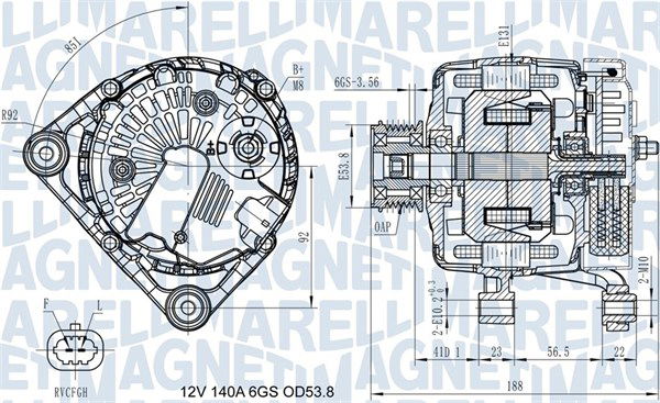 Generator Magneti Marelli 063731406710 von Magneti Marelli