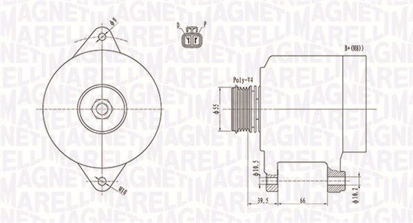 Generator Magneti Marelli 063731409010 von Magneti Marelli