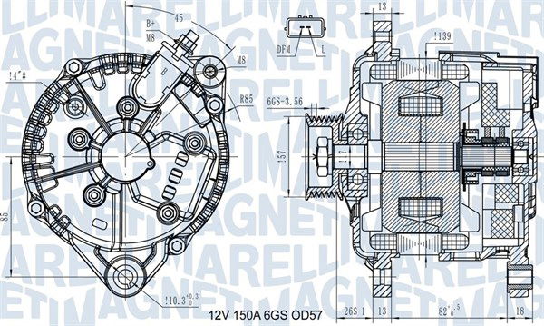 Generator Magneti Marelli 063731430110 von Magneti Marelli