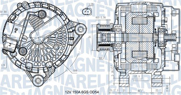 Generator Magneti Marelli 063731472410 von Magneti Marelli