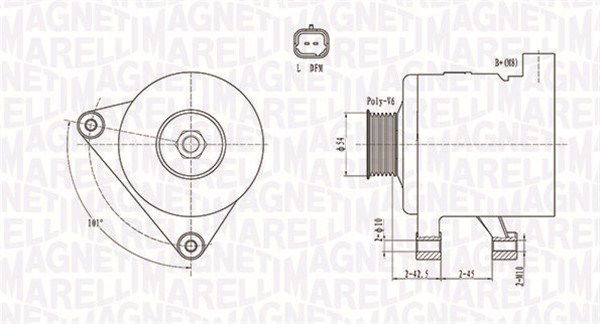 Generator Magneti Marelli 063731498010 von Magneti Marelli