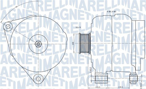 Generator Magneti Marelli 063731501010 von Magneti Marelli