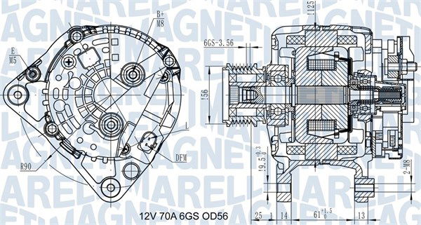 Generator Magneti Marelli 063731502010 von Magneti Marelli