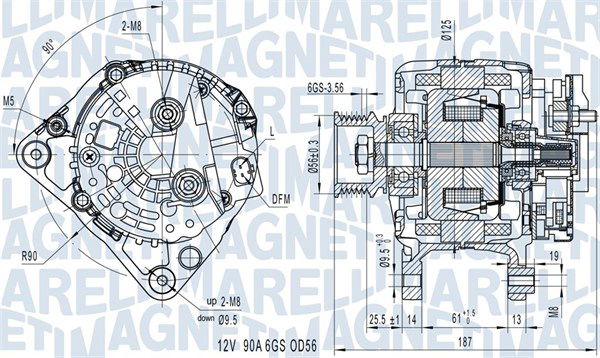 Generator Magneti Marelli 063731512010 von Magneti Marelli