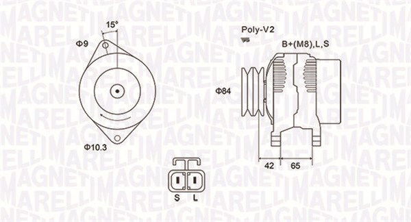 Generator Magneti Marelli 063731530010 von Magneti Marelli