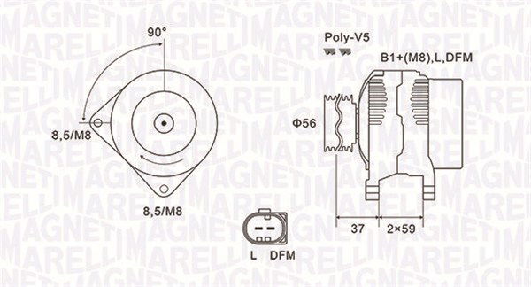 Generator Magneti Marelli 063731541010 von Magneti Marelli