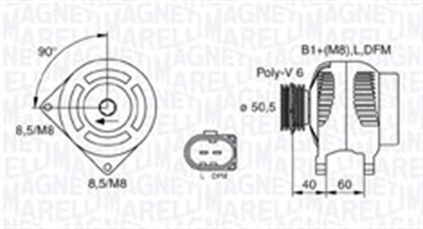 Generator Magneti Marelli 063731542010 von Magneti Marelli