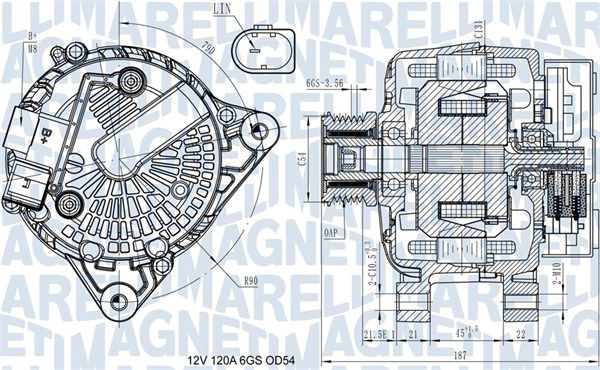 Generator Magneti Marelli 063731545910 von Magneti Marelli