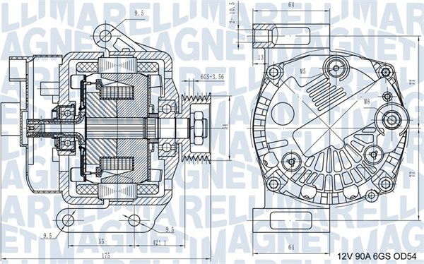 Generator Magneti Marelli 063731562210 von Magneti Marelli