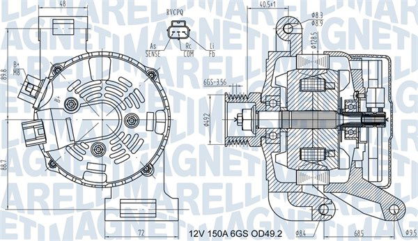 Generator Magneti Marelli 063731575010 von Magneti Marelli