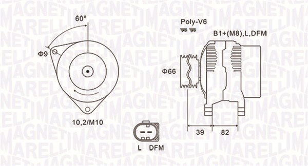 Generator Magneti Marelli 063731588010 von Magneti Marelli