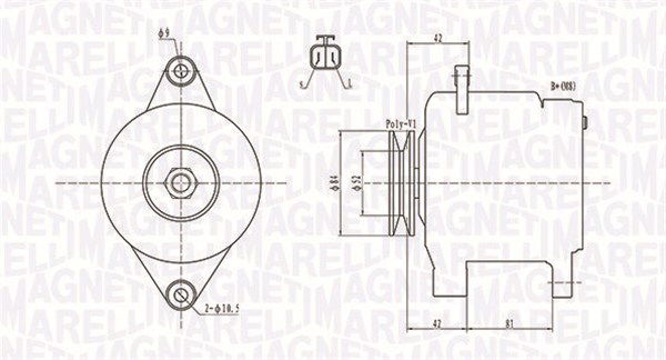 Generator Magneti Marelli 063731615010 von Magneti Marelli