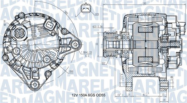 Generator Magneti Marelli 063731617810 von Magneti Marelli