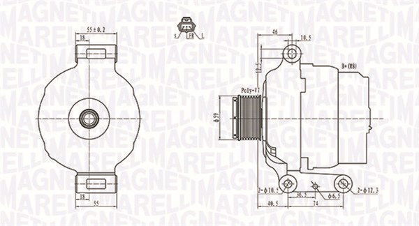 Generator Magneti Marelli 063731639010 von Magneti Marelli